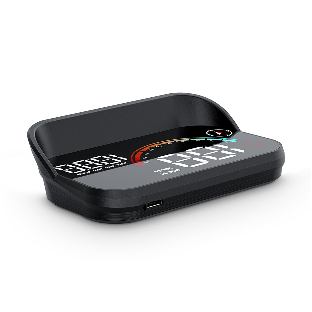 PUREVOX Windshield Speedometer Projector Digital GPS Speedometer with Speed Overspeed Heads Up Display for Cars Suitable and All Vehicles