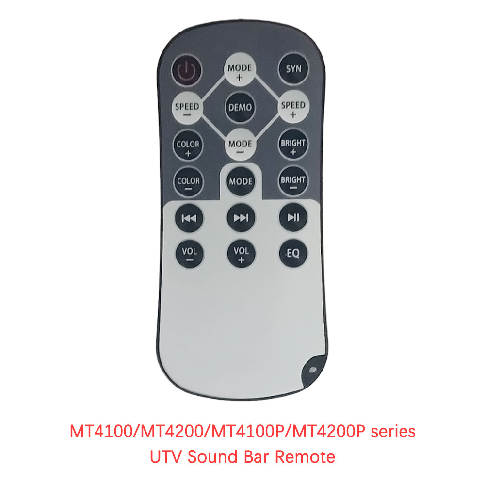 UTV Sound Bar Remote for MT4100/MT4200/MT4100P/MT4200P Series