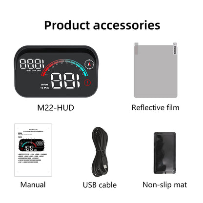 PUREVOX Windshield Speedometer Projector Digital GPS Speedometer with Speed Overspeed Heads Up Display for Cars Suitable and All Vehicles